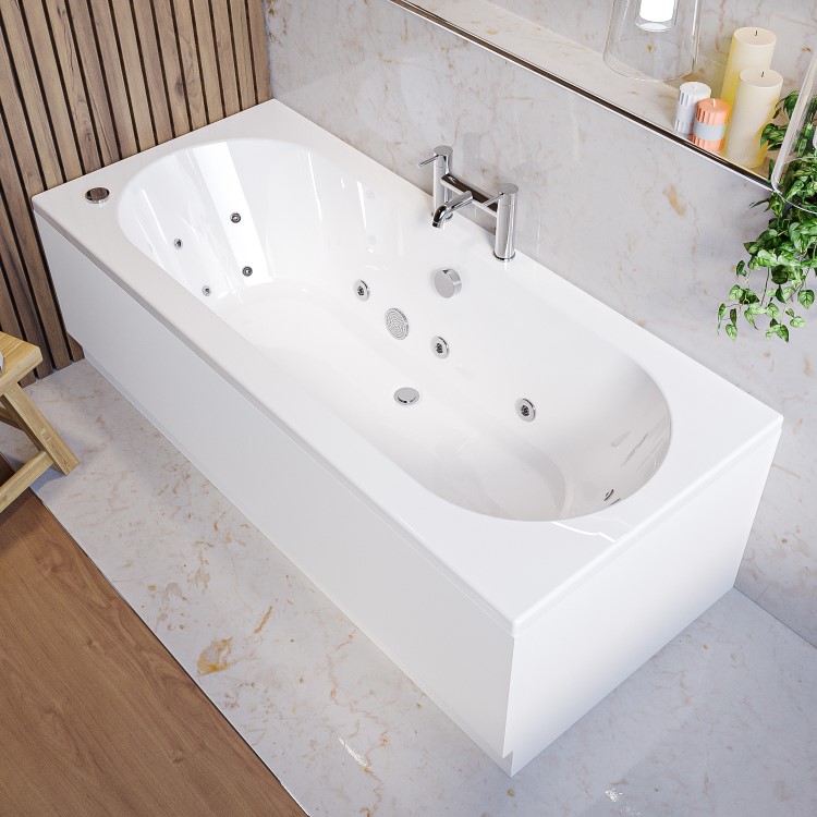 Whirlpool bath repair service with hydromassage jets